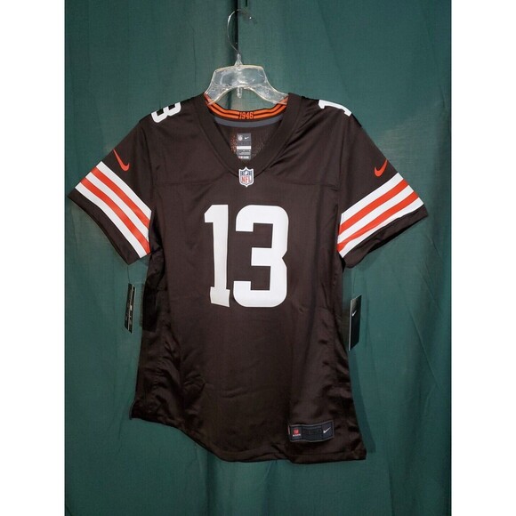 Nike NFL On Field Odell Beckham Jr 13 Cleveland Browns Jersey Women's XL 1946 - Picture 1 of 9